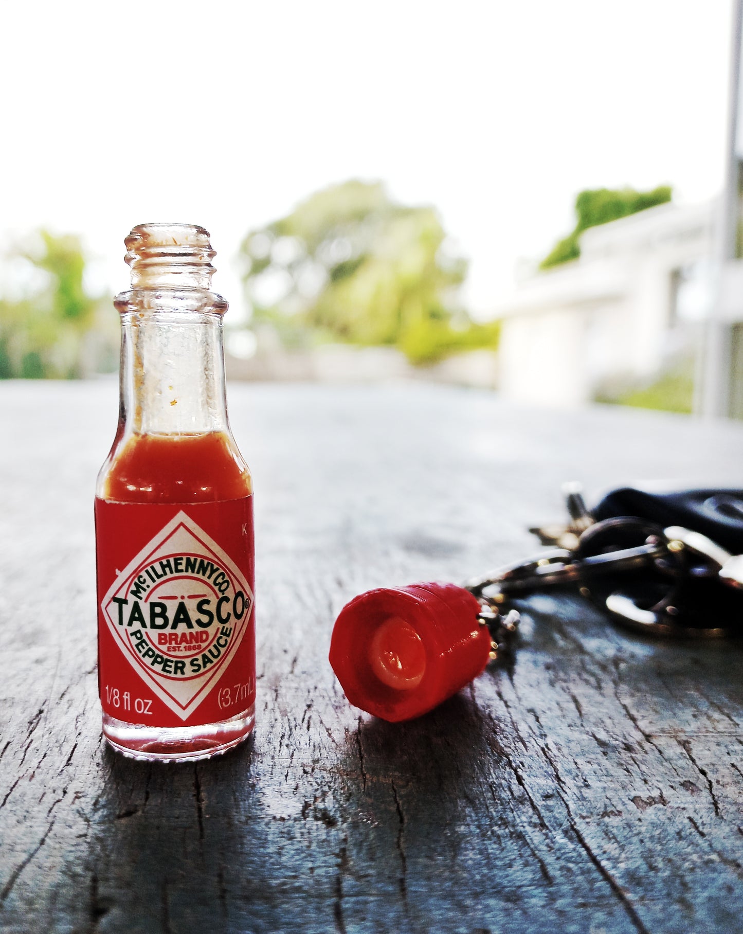 Mini Tabasco Key Ring
